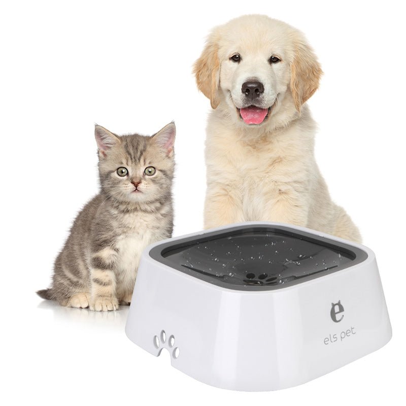 1.5L Cat Dog Water Bowl Carried Floating Bowl Anti-Overflow Slow Water Feeder Dispenser Pet Fountain ABS&PP Dog Supplies - SmartPaws