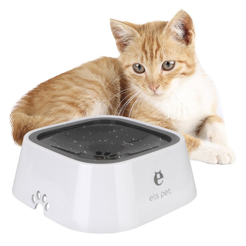 1.5L Cat Dog Water Bowl Carried Floating Bowl Anti-Overflow Slow Water Feeder Dispenser Pet Fountain ABS&PP Dog Supplies - SmartPaws