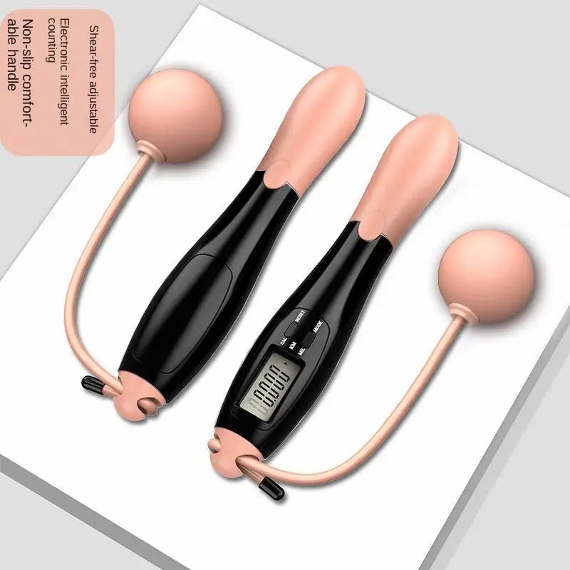 Adjustable Digital Counting Jump Rope with Steel Cable for Fitness Workout Speed Skipping Rope for Adults Kids Home Gym Training - SmartPaws