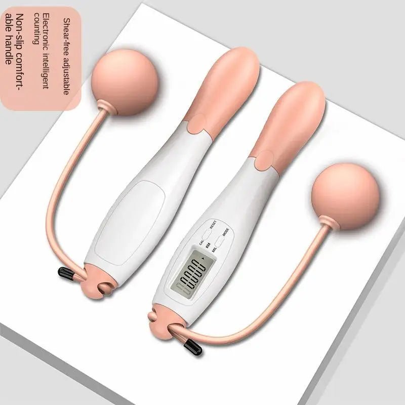 Adjustable Digital Counting Jump Rope with Steel Cable for Fitness Workout Speed Skipping Rope for Adults Kids Home Gym Training - SmartPaws