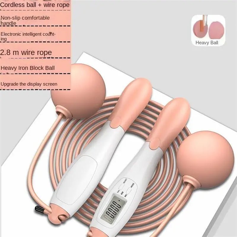 Adjustable Digital Counting Jump Rope with Steel Cable for Fitness Workout Speed Skipping Rope for Adults Kids Home Gym Training - SmartPaws