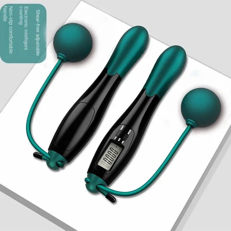 Adjustable Digital Counting Jump Rope with Steel Cable for Fitness Workout Speed Skipping Rope for Adults Kids Home Gym Training - SmartPaws