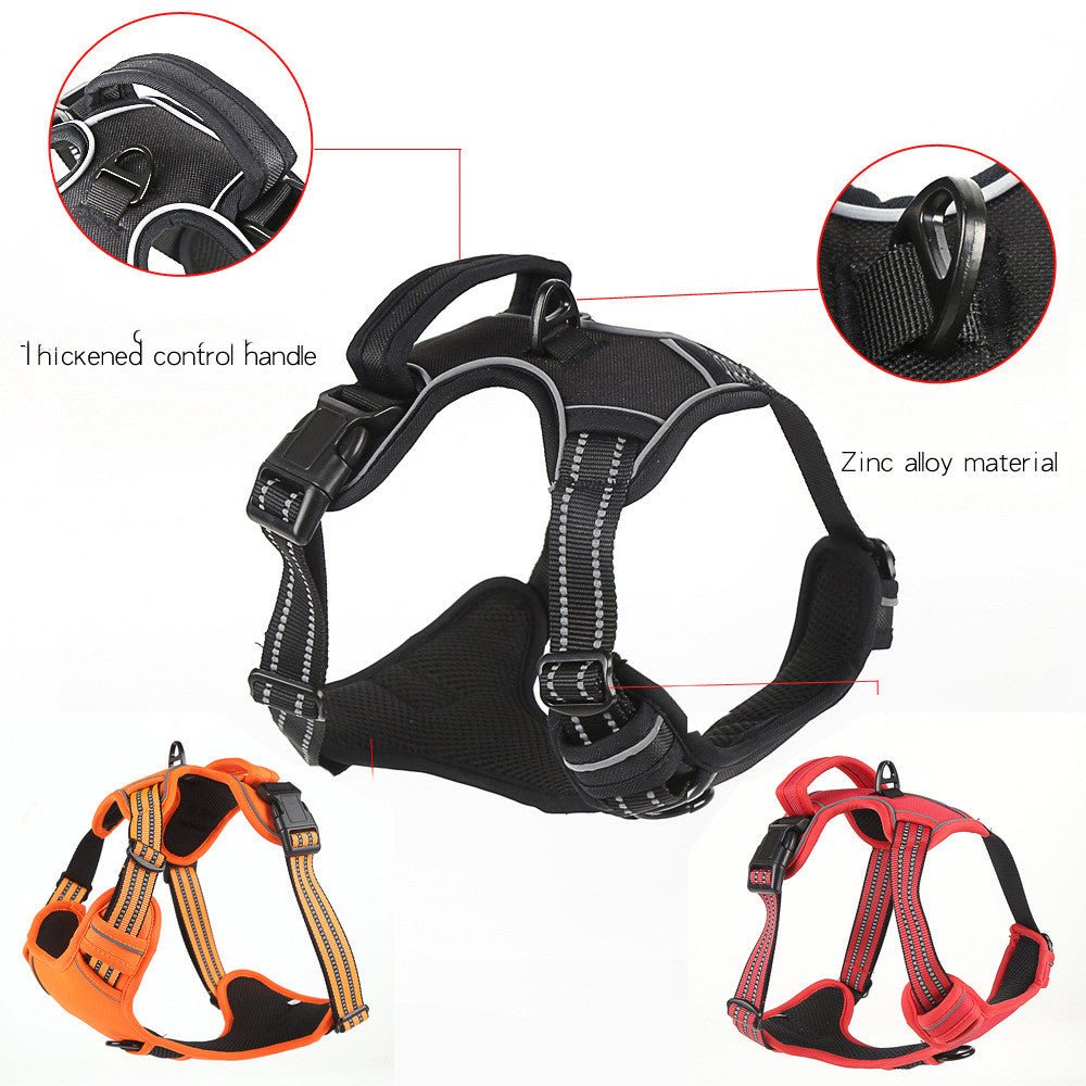 Dog Harness No Pull Breathable Reflective Pet Harness Vest - SmartPaws