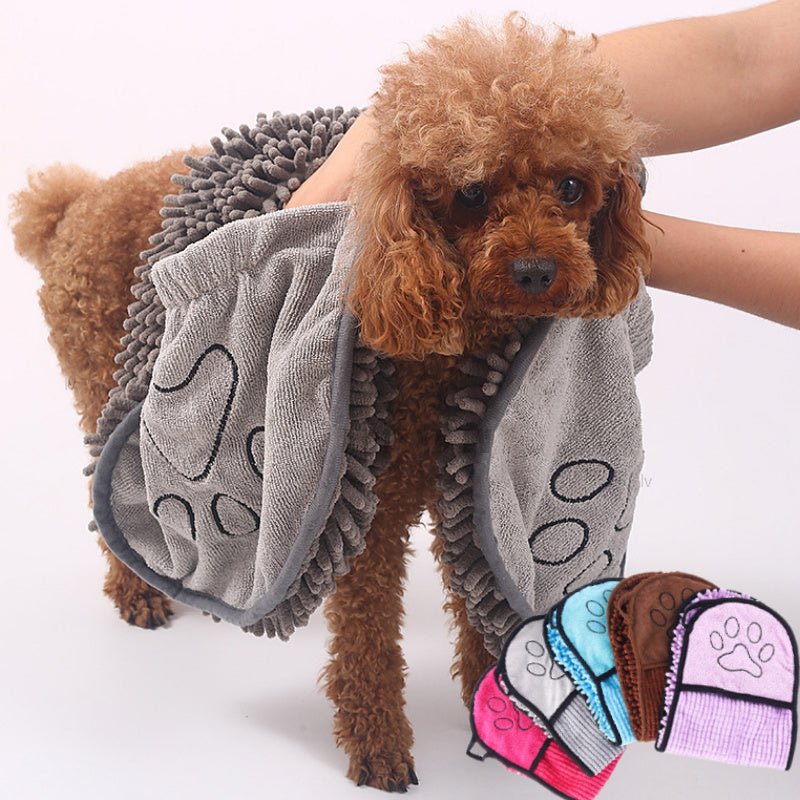 Dogs Cats Towels Super Absorbent Dog Bathrobe Microfiber Bath Towels Quick-Drying Cat Bath Towel For Pets Towel Dog Towels Pet Products - SmartPaws