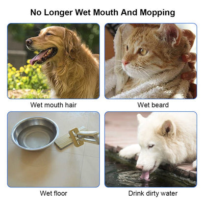1.5L Cat Dog Water Bowl Carried Floating Bowl Anti-Overflow Slow Water Feeder Dispenser Pet Fountain ABS&amp;PP Dog Supplies - SmartPaws