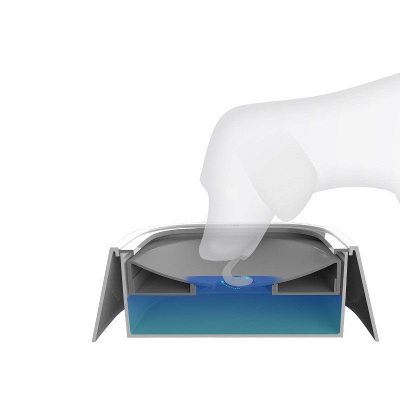 1.5L Cat Dog Water Bowl Carried Floating Bowl Anti-Overflow Slow Water Feeder Dispenser Pet Fountain ABS&amp;PP Dog Supplies - SmartPaws