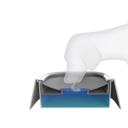 1.5L Cat Dog Water Bowl Carried Floating Bowl Anti-Overflow Slow Water Feeder Dispenser Pet Fountain ABS&amp;PP Dog Supplies - SmartPaws
