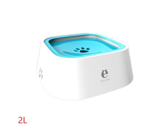 1.5L Cat Dog Water Bowl Carried Floating Bowl Anti-Overflow Slow Water Feeder Dispenser Pet Fountain ABS&amp;PP Dog Supplies - SmartPaws