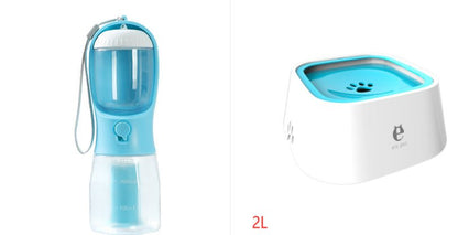 1.5L Cat Dog Water Bowl Carried Floating Bowl Anti-Overflow Slow Water Feeder Dispenser Pet Fountain ABS&amp;PP Dog Supplies - SmartPaws