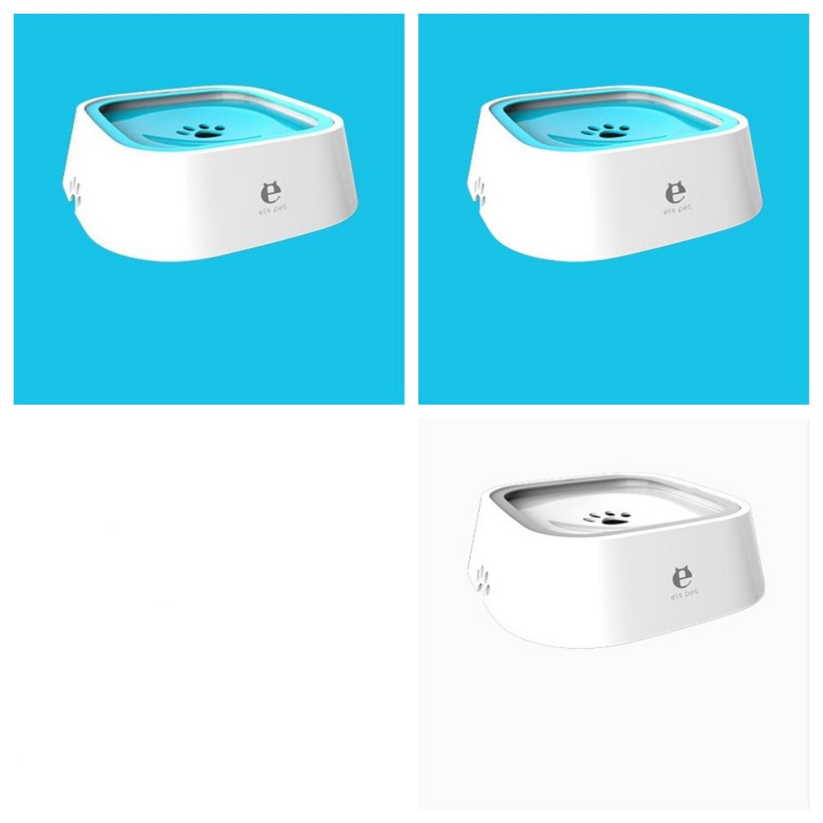 1.5L Cat Dog Water Bowl Carried Floating Bowl Anti-Overflow Slow Water Feeder Dispenser Pet Fountain ABS&amp;PP Dog Supplies - SmartPaws