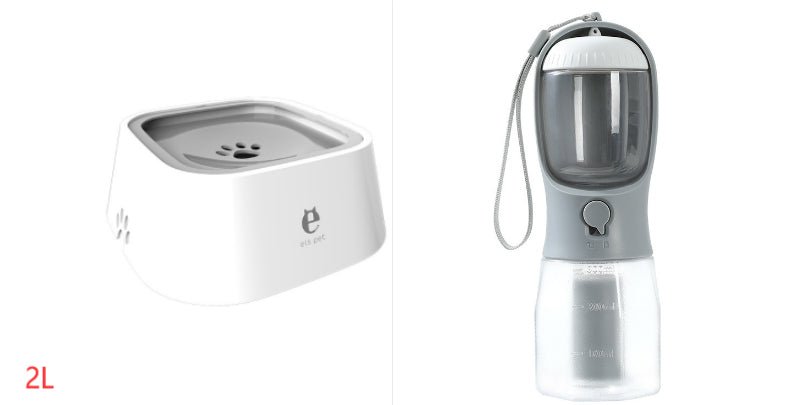 1.5L Cat Dog Water Bowl Carried Floating Bowl Anti-Overflow Slow Water Feeder Dispenser Pet Fountain ABS&amp;PP Dog Supplies - SmartPaws
