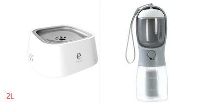 1.5L Cat Dog Water Bowl Carried Floating Bowl Anti-Overflow Slow Water Feeder Dispenser Pet Fountain ABS&amp;PP Dog Supplies - SmartPaws