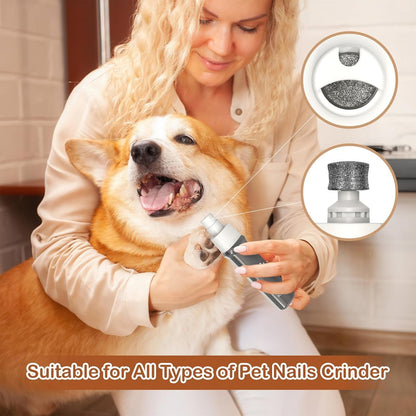4 in 1 Dog Grooming Kit with LED Display, Dog Grooming Clippers with 4 Guide Combs, Rechargeable Low Noise Cat Hair Trimmer, Pet Paw Trimmer for Cat Dogs Paws Face Ears - SmartPaws
