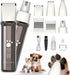 4 in 1 Dog Grooming Kit with LED Display, Dog Grooming Clippers with 4 Guide Combs, Rechargeable Low Noise Cat Hair Trimmer, Pet Paw Trimmer for Cat Dogs Paws Face Ears - SmartPaws