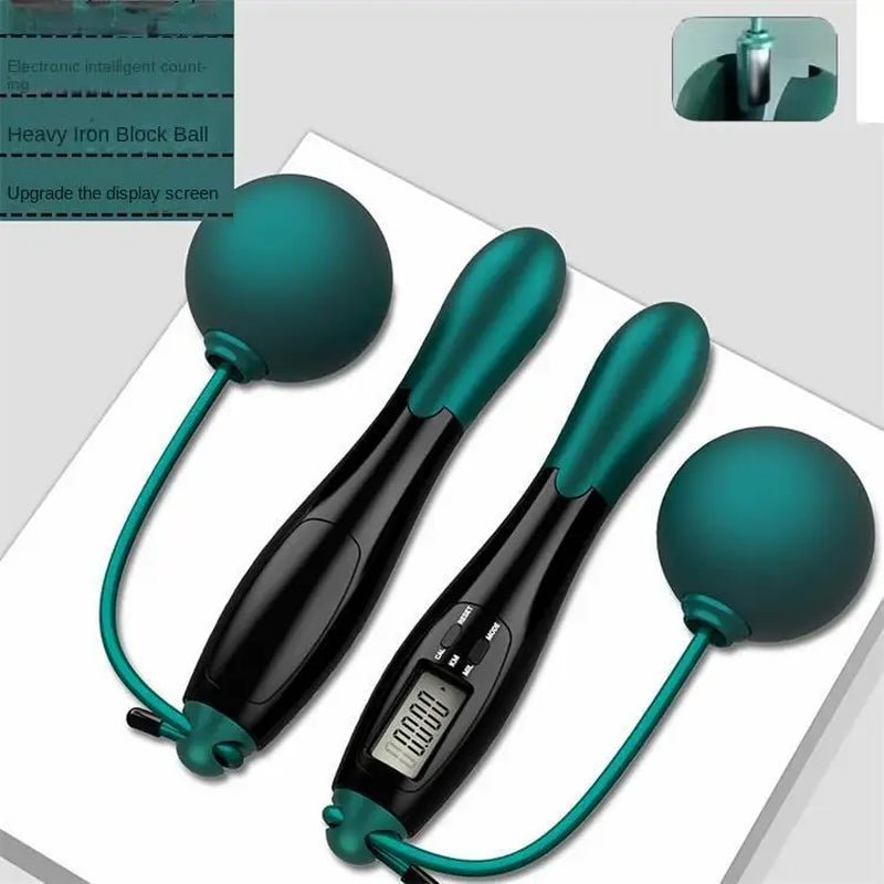 Adjustable Digital Counting Jump Rope with Steel Cable for Fitness Workout Speed Skipping Rope for Adults Kids Home Gym Training - SmartPaws