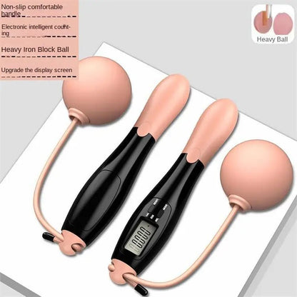 Adjustable Digital Counting Jump Rope with Steel Cable for Fitness Workout Speed Skipping Rope for Adults Kids Home Gym Training - SmartPaws