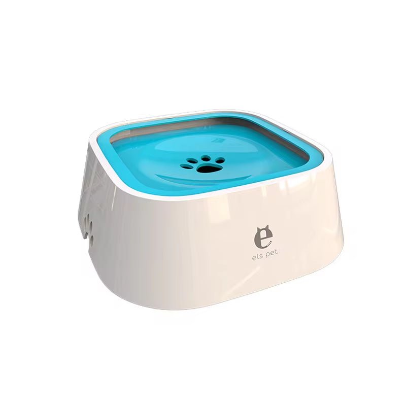 Dog Drinking Water Bowl Floating Non-Wetting Mouth Pet Bowl without Spill Drinking Water Dispenser Plastic Anti-Over Dog Bowl - SmartPaws