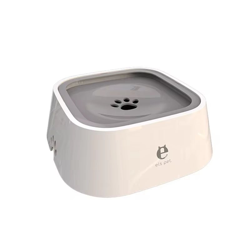 Dog Drinking Water Bowl Floating Non-Wetting Mouth Pet Bowl without Spill Drinking Water Dispenser Plastic Anti-Over Dog Bowl - SmartPaws