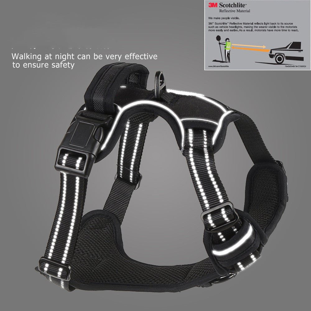 Dog Harness No Pull Breathable Reflective Pet Harness Vest - SmartPaws