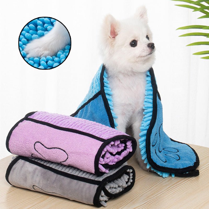 Dogs Cats Towels Super Absorbent Dog Bathrobe Microfiber Bath Towels Quick-Drying Cat Bath Towel For Pets Towel Dog Towels Pet Products - SmartPaws