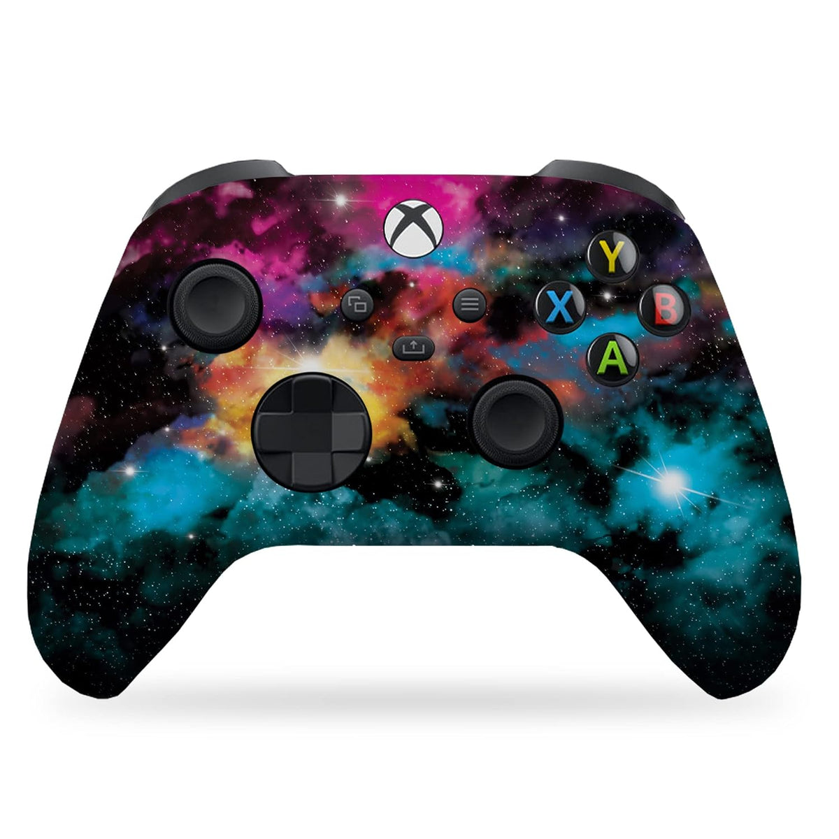 Galaxy Custom X-Box Controller Wireless Compatible with X-Box One/X-Box Series X/S by | Proudly Customized in USA with Permanent HYDRO-DIP Printing(Not JUST a SKIN) (MODDED) - SmartPaws