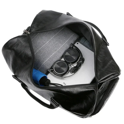 Gym Bag Leather Sports Bags Men for Shoes Training Fitness Yoga Travel Luggage Shoulder Sac De Sport Bag - SmartPaws