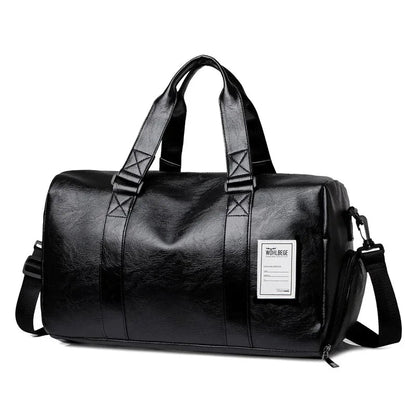 Gym Bag Leather Sports Bags Men for Shoes Training Fitness Yoga Travel Luggage Shoulder Sac De Sport Bag - SmartPaws