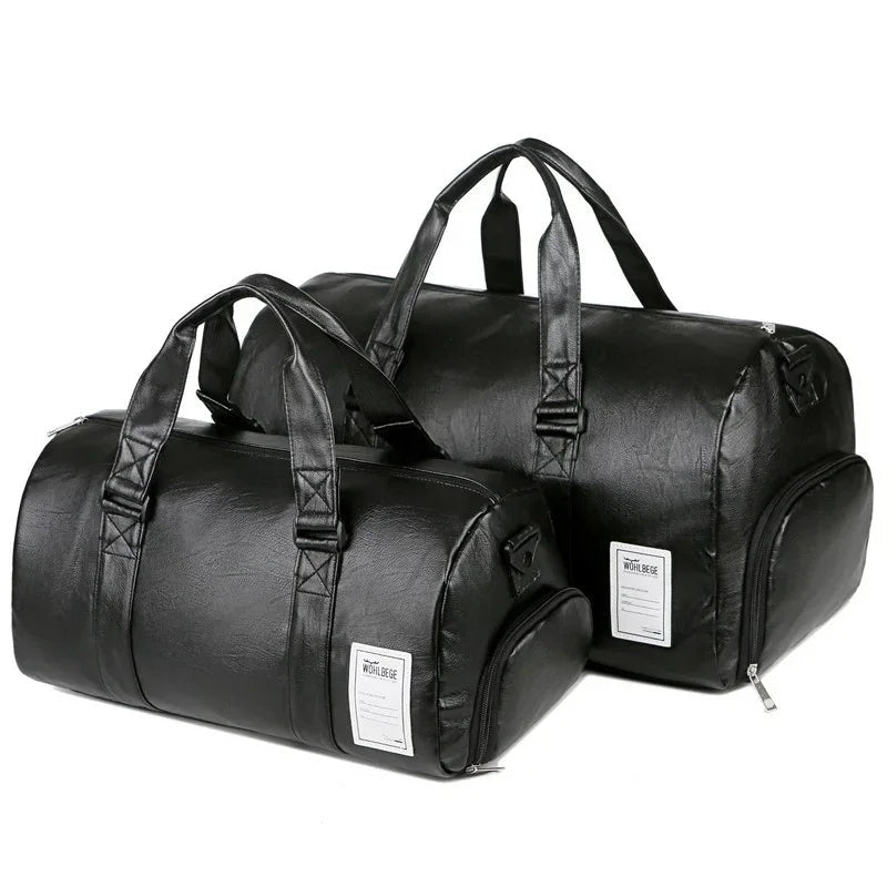 Gym Bag Leather Sports Bags Men for Shoes Training Fitness Yoga Travel Luggage Shoulder Sac De Sport Bag - SmartPaws