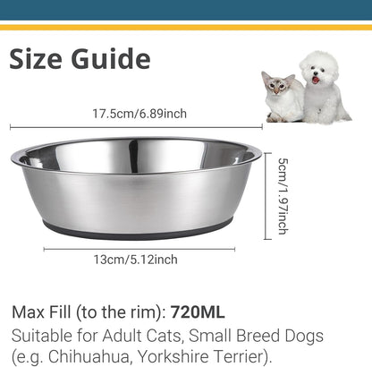 lightweight stainless steel pet bowls - SmartPaws