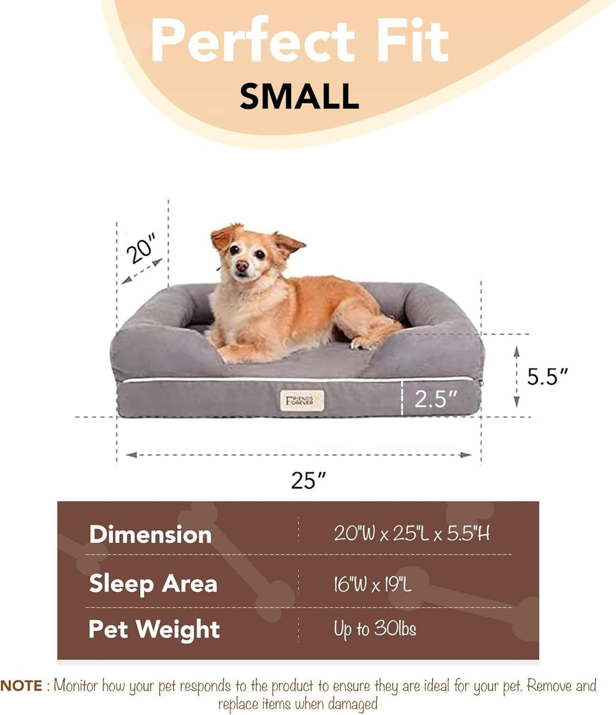 orthopedic memory foam dog bed - SmartPaws
