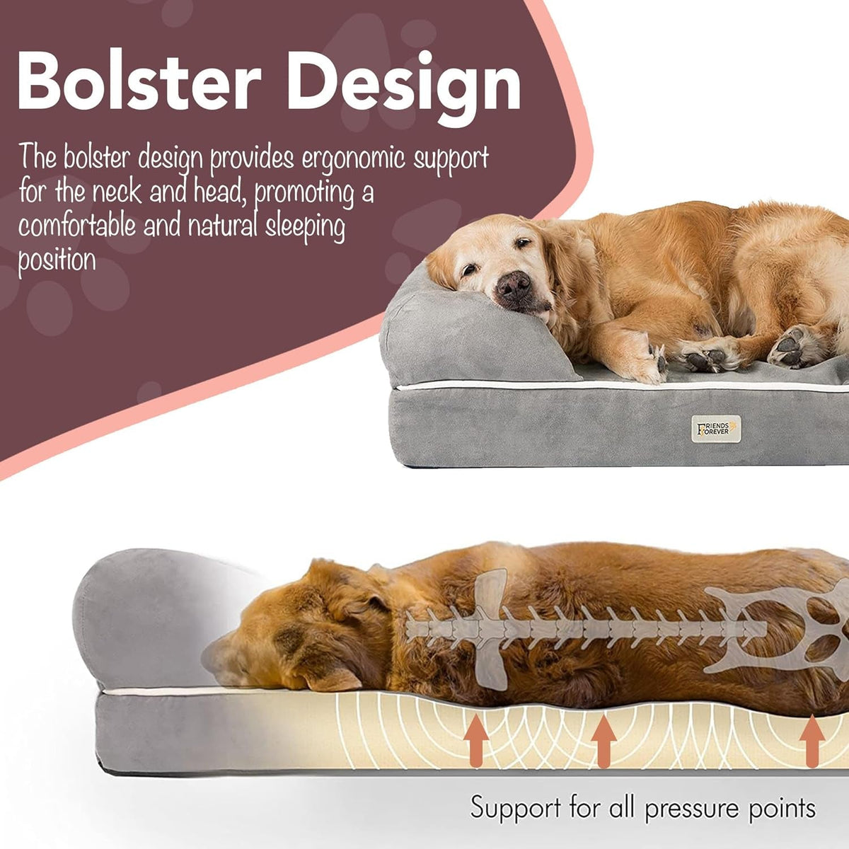 orthopedic memory foam dog bed - SmartPaws