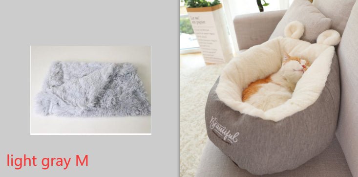 Pet Dog Bed Warming Soft Sleeping Bag Cushion Puppy Kennel - SmartPaws
