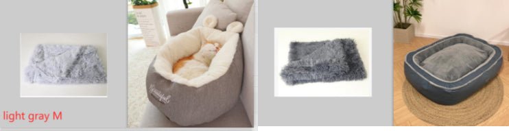 Pet Dog Bed Warming Soft Sleeping Bag Cushion Puppy Kennel - SmartPaws