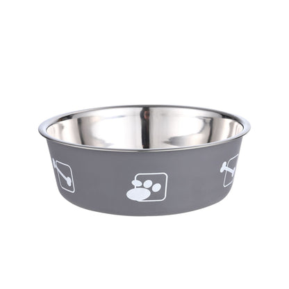Pet Supplies Pet Stainless Steel Food Bowl - SmartPaws
