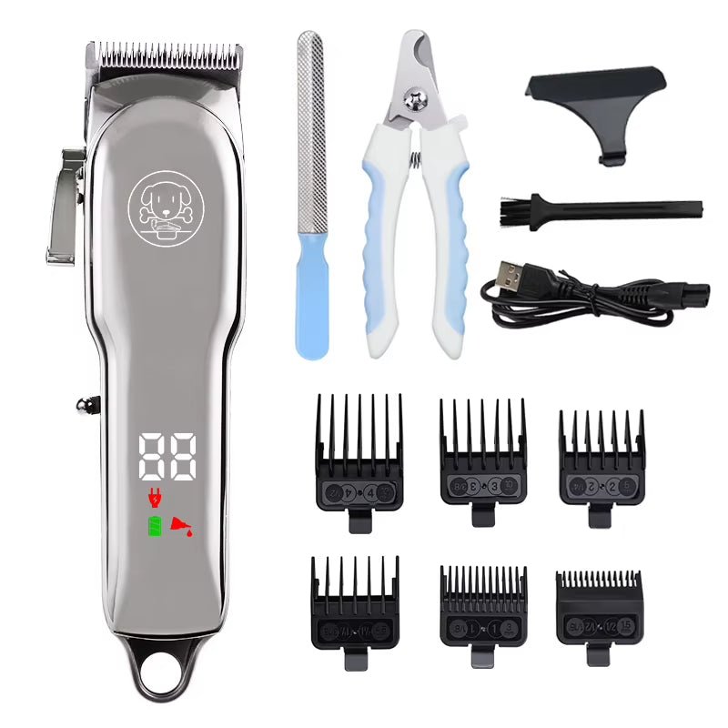 Professional Pet Trimmer Cat Shaver Dog Hair Clipper Cutting Machine Animal Puppy Grooming Kit for Dogs Cats Pets - SmartPaws
